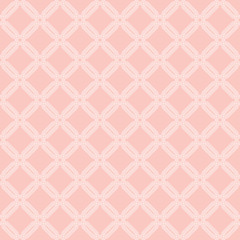 Geometric abstract vector pattern. Geometric modern ornament. Seamless modern pink and white background