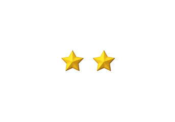 Three-dimensional star mark used for evaluation or rank or grade. 　評価、グレード、ランクなどに使用する星マーク