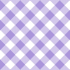 Purple Gingham seamless pattern.