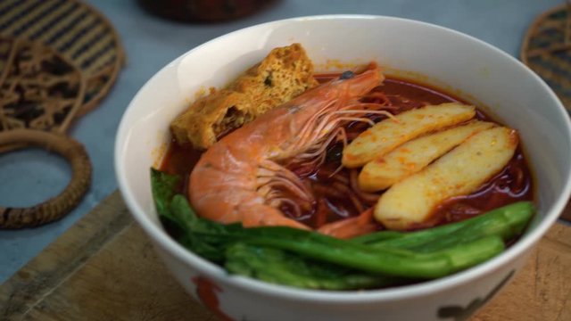 malaysian penang prawn noodle