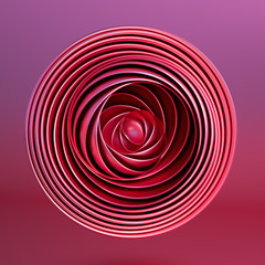 Geometric background. 3d illustration, 3d rendering.