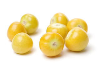 Physalis fruit isolated on white background 