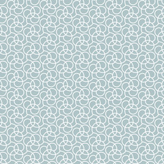 Seamless vector light blue and white ornament. Modern background. Geometric modern pattern
