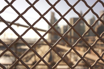 Naklejka premium Brooklyn Bridge perspektive part 2