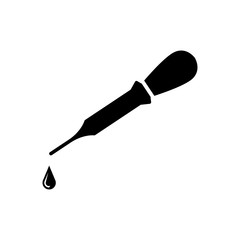 dropper icon trendy flat design