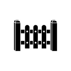 fence icon trendy flat design