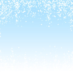 Amazing falling snow Christmas background. Subtle 