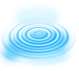 Blue water ripples abstract background