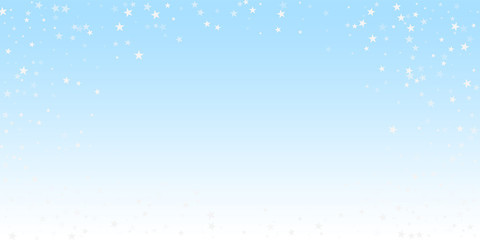 Fototapeta premium Random falling stars Christmas background. Subtle 