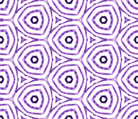Purple handdrawn seamless pattern. Hand drawn wate
