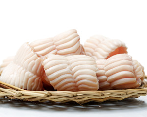 pig palate on white background