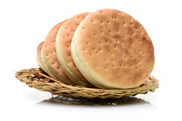 Chinese Cake on white background