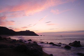 恋路ヶ浜の夜明け