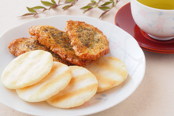 日本のおやつ お煎餅