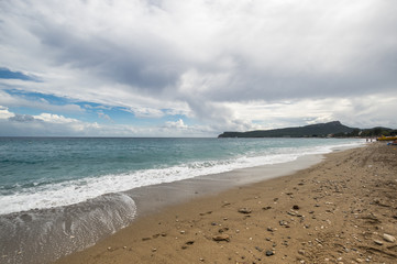 The coast of Mediterranean sea