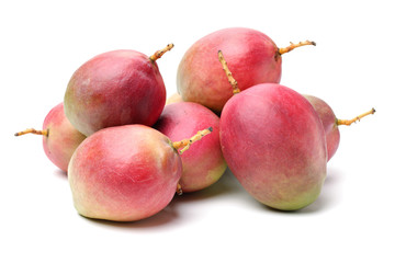 mangos on white background 