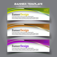 Naklejka premium Banner background.business template.modern design