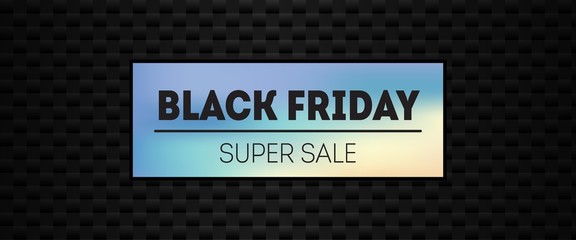 Black friday sale banner template
