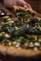 Gourmet Pizza closeup