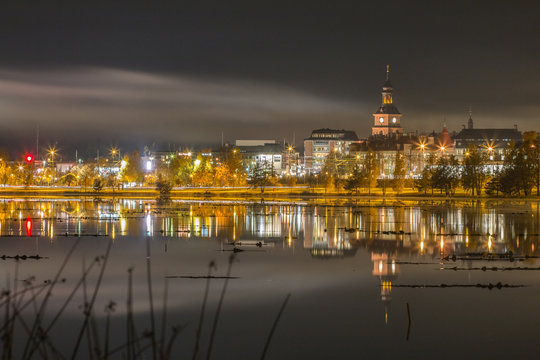 Falu city by night 