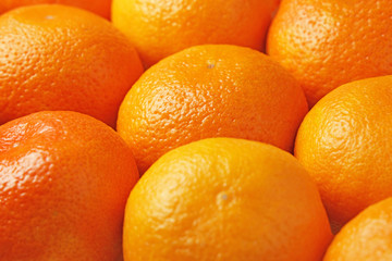 Tangerines close-up. Beautiful tangerine background.