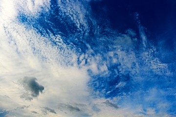 Sky. Blue sky with white clouds.
