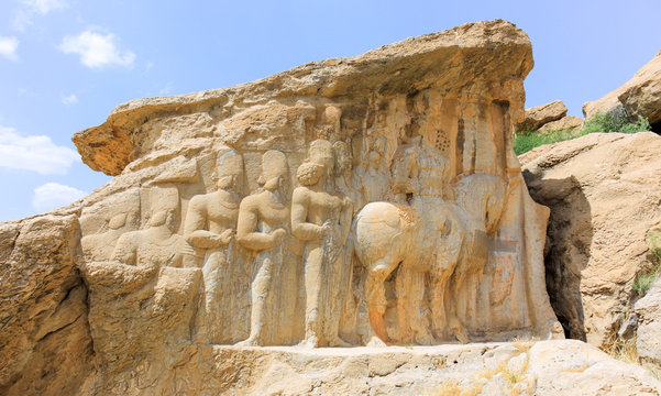 The Investiture of Ardashir firs - Bas-relief from Naqsh-e Rostam