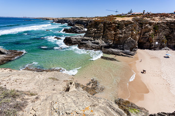 Portugal, Alentejo, sudoeste alentejano e a costa vicentina parque natural, uma praia de Porto Covo.