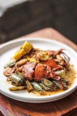 mixed Seafood With Oyster Sauce.
