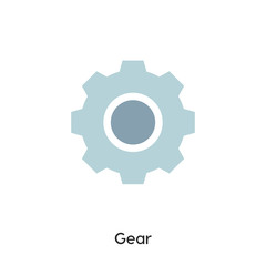 gear icon vector symbol sign