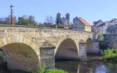 Gothic bridge in Bardo, Silesia, Poland