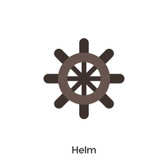 helm icon vector symbol sign