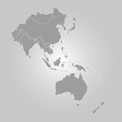 Map of Asia Pacific.