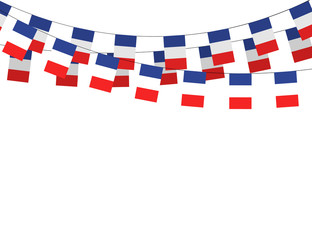 France flag garland
