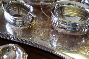 Silver tea set
