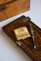 Antique pen and writing set