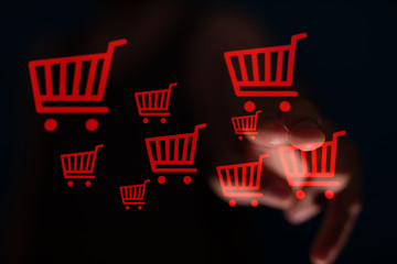 concept sale digital in hand