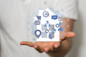 Smart home and future concept