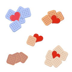 Cracker cookies set.