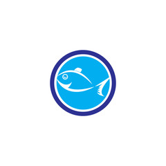 Fish logo template