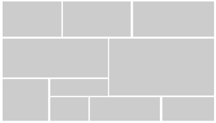 Fototapeta premium Templates collage frames