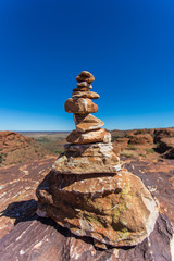 Fototapeta na wymiar Steinturm in der Wüste