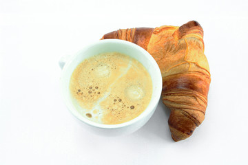 coffee and croissant