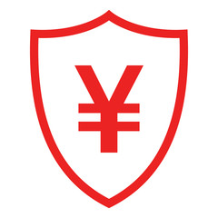 Obraz premium Yen und Schild