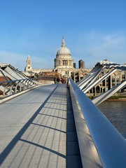 St Paul’s Cathedral from the Millenium Bridge