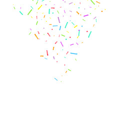 Sprinkles grainy. Cupcake donuts, dessert, party