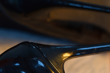 Macro image of stiletto heels