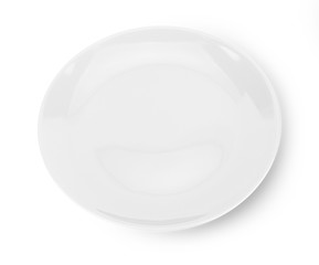 plate isolated on white background