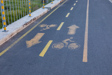  Cycle path in Burgas, Bulgaria