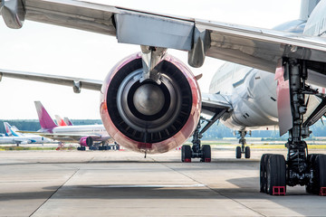 airplane at the airport